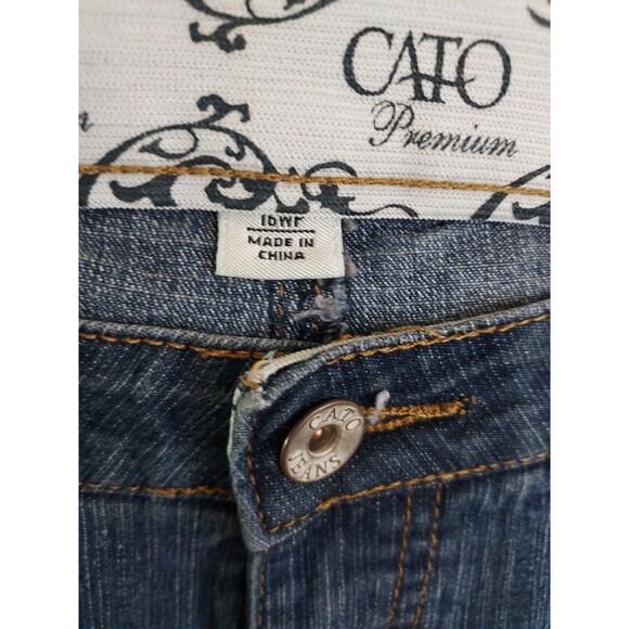 Cato Premium Women's Jeans Size 16WP Blue  Straight Leg - Picture 4 of 9